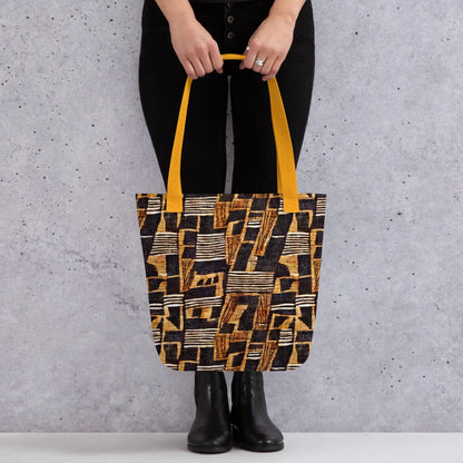 Malian Mud Cloth Tote Bag - The Global Wanderer