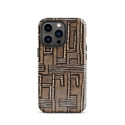 Malian Mud Cloth Tough MagSafe iPhone® Case - The Global Wanderer