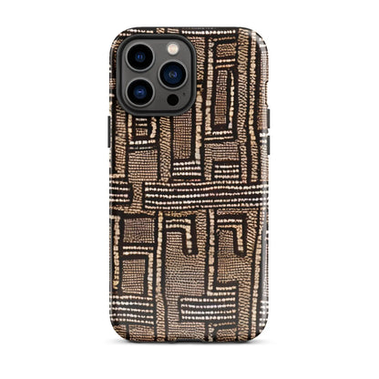 Malian Mud Cloth Tough MagSafe iPhone® Case - The Global Wanderer