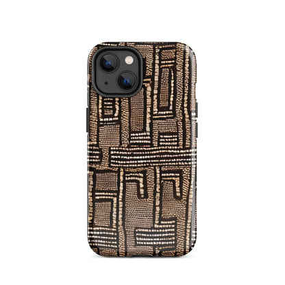 Malian Mud Cloth Tough MagSafe iPhone® Case - The Global Wanderer