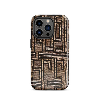 Malian Mud Cloth Tough MagSafe iPhone® Case - The Global Wanderer