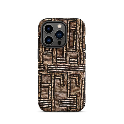 Malian Mud Cloth Tough MagSafe iPhone® Case - The Global Wanderer