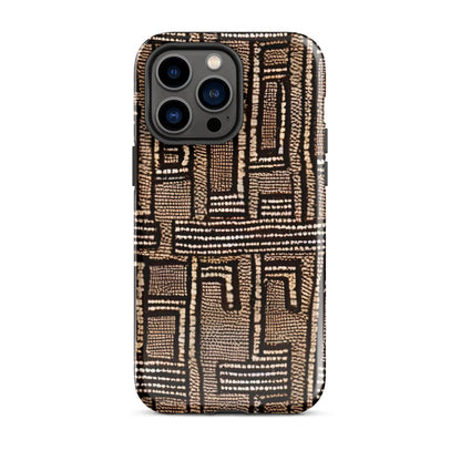 Malian Mud Cloth Tough MagSafe iPhone® Case - The Global Wanderer