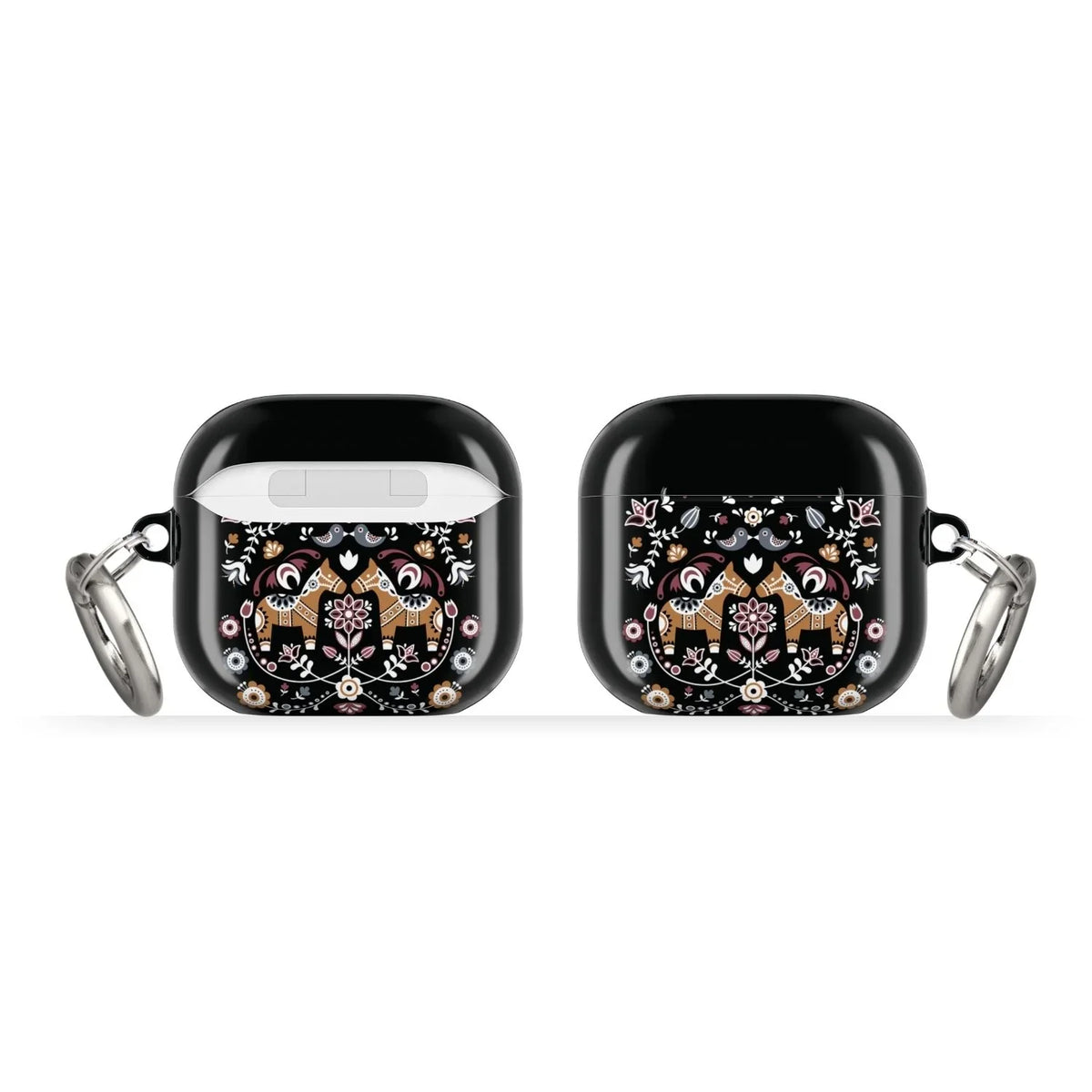 Månskugga Dala Horse AirPods 4 Case - The Global Wanderer