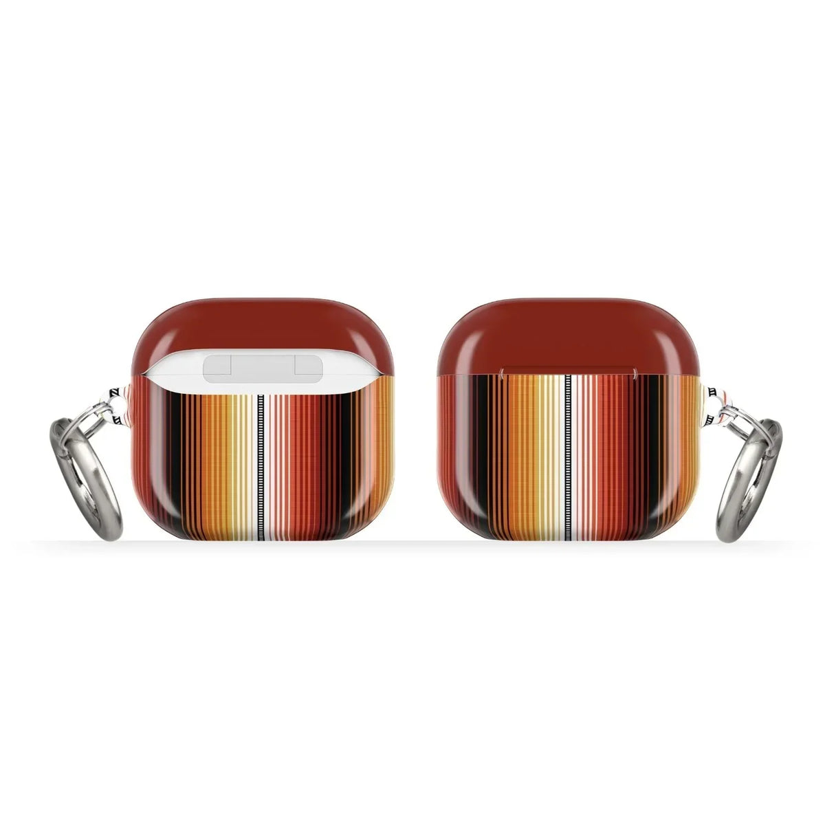 Mazatlán Paprika Serape AirPods 4 Case - The Global Wanderer