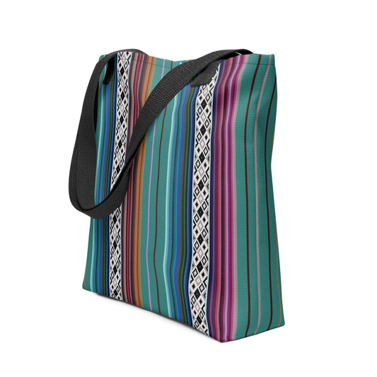 Mexican Aztec Print Tote Bag - The Global Wanderer