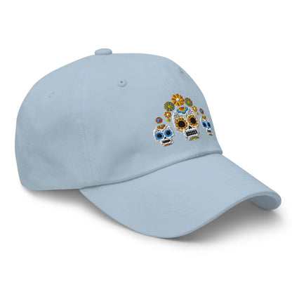 Mexican Day of the Dead Embroidered Dad Hat - The Global Wanderer