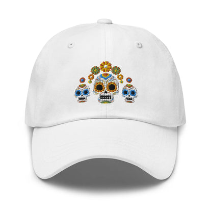 Mexican Day of the Dead Embroidered Dad Hat - The Global Wanderer