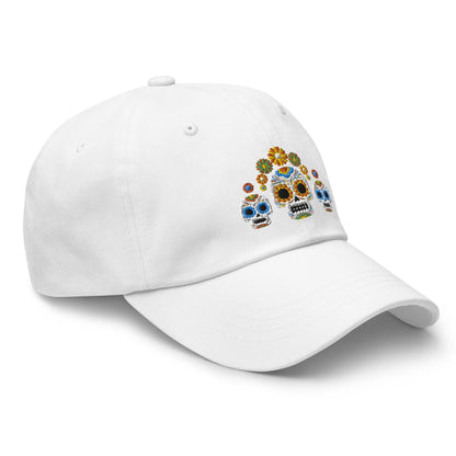 Mexican Day of the Dead Embroidered Dad Hat - The Global Wanderer