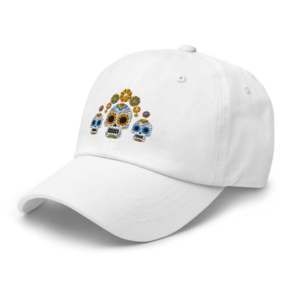 Mexican Day of the Dead Embroidered Dad Hat - The Global Wanderer