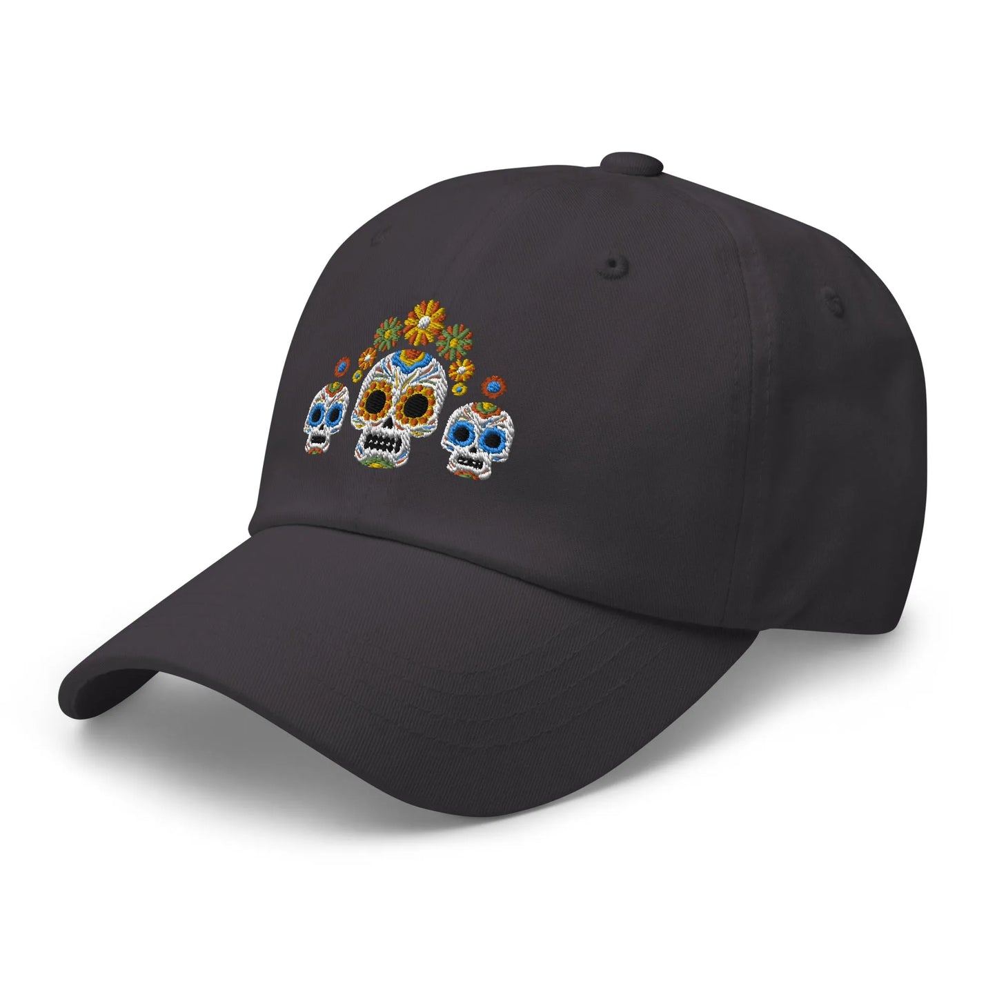 Mexican Day of the Dead Embroidered Dad Hat - The Global Wanderer