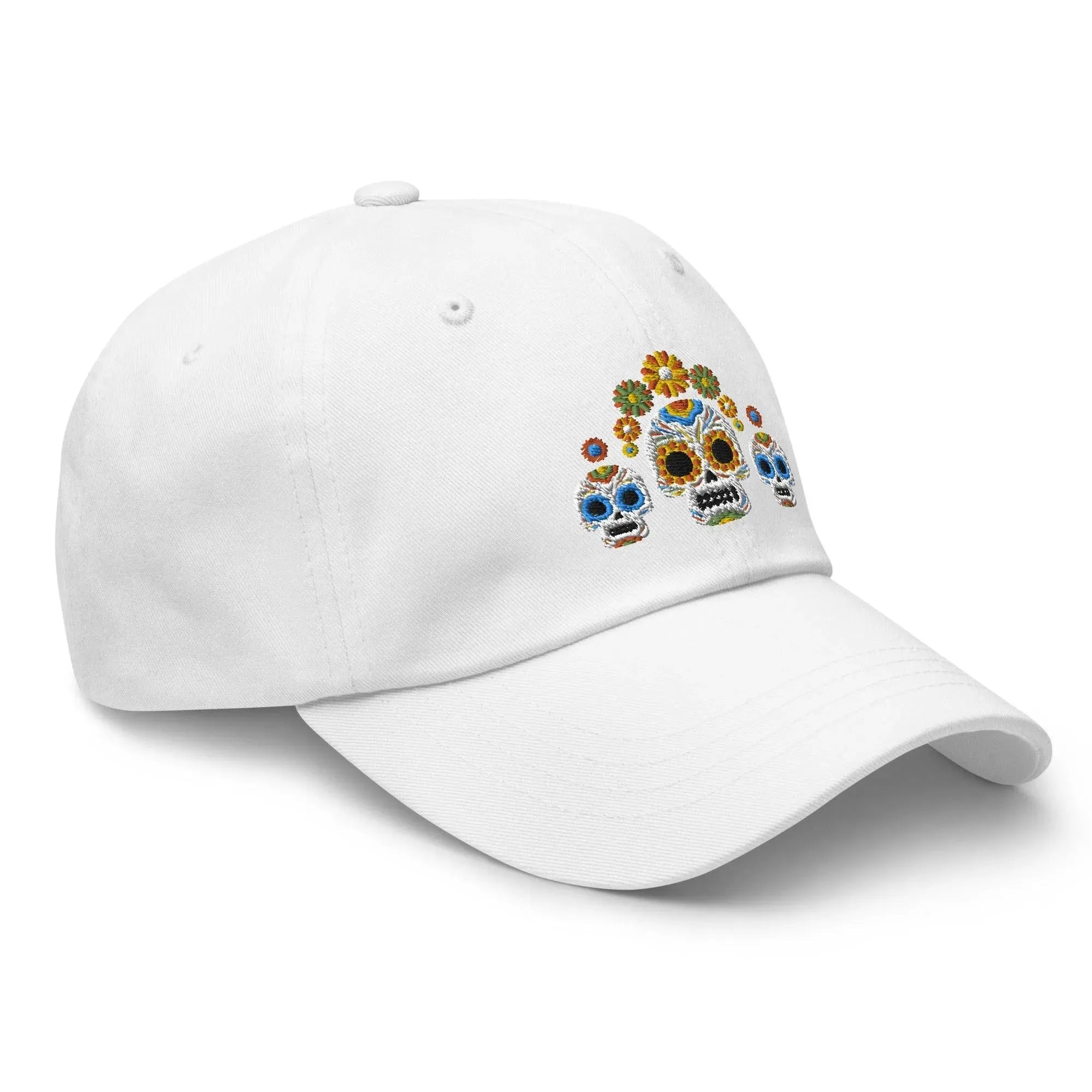 Mexican Day of the Dead Embroidered Dad Hat - The Global Wanderer