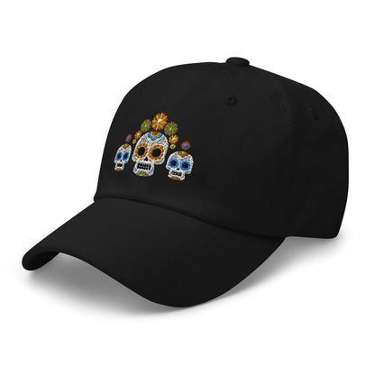 Mexican Day of the Dead Embroidered Dad Hat - The Global Wanderer