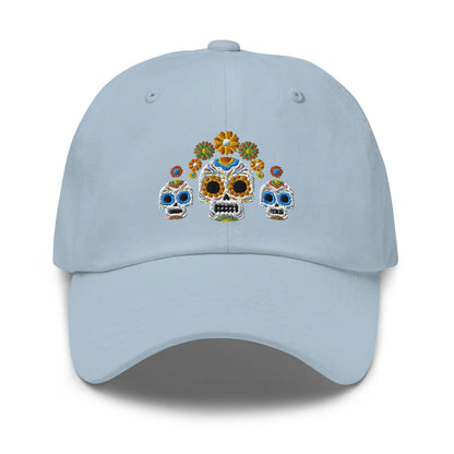 Mexican Day of the Dead Embroidered Dad Hat - The Global Wanderer