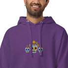 Mexican Day of the Dead Embroidered Hoodie - The Global Wanderer