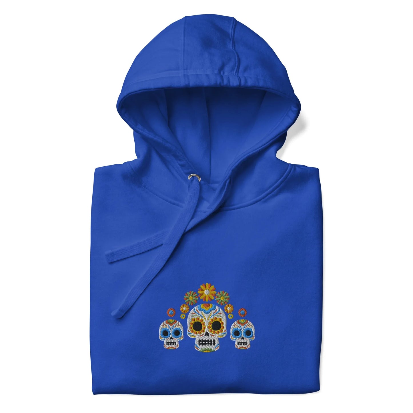 Mexican Day of the Dead Embroidered Hoodie - The Global Wanderer