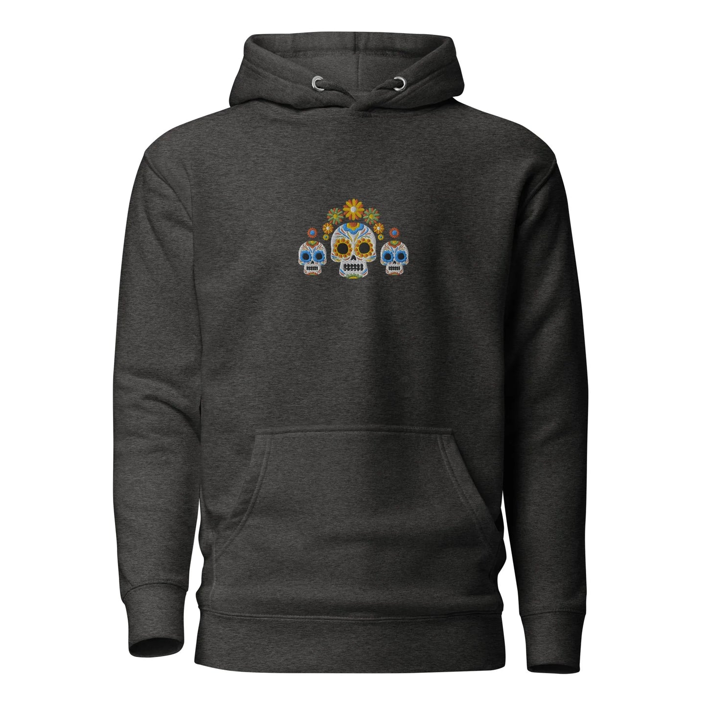 Mexican Day of the Dead Embroidered Hoodie - The Global Wanderer