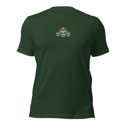 Mexican Day of the Dead Embroidered T-Shirt - The Global Wanderer