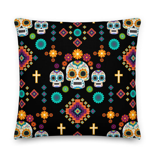 Mexican Day of the Dead Pillow - The Global Wanderer