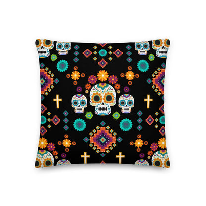 Mexican Day of the Dead Pillow - The Global Wanderer