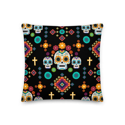 Mexican Day of the Dead Pillow - The Global Wanderer