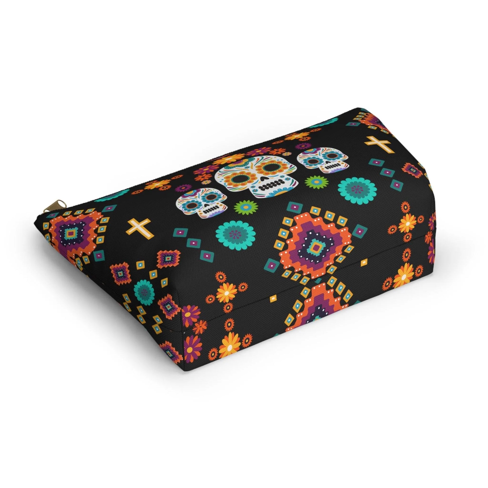 Mexican Day of the Dead Black Pouch - The Global Wanderer