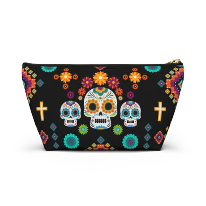 Mexican Day of the Dead Black Pouch - The Global Wanderer