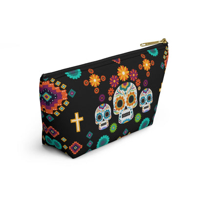 Mexican Day of the Dead Black Pouch - The Global Wanderer