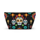 Mexican Day of the Dead Black Pouch - The Global Wanderer