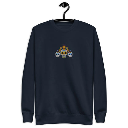 Mexican Day of the Dead Sweatshirt - Embroidered - The Global Wanderer