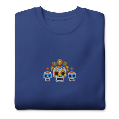 Mexican Day of the Dead Sweatshirt - Embroidered - The Global Wanderer