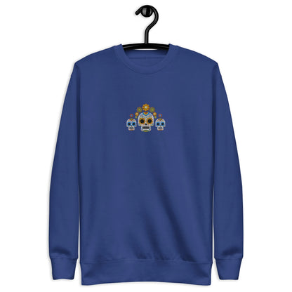 Mexican Day of the Dead Sweatshirt - Embroidered - The Global Wanderer