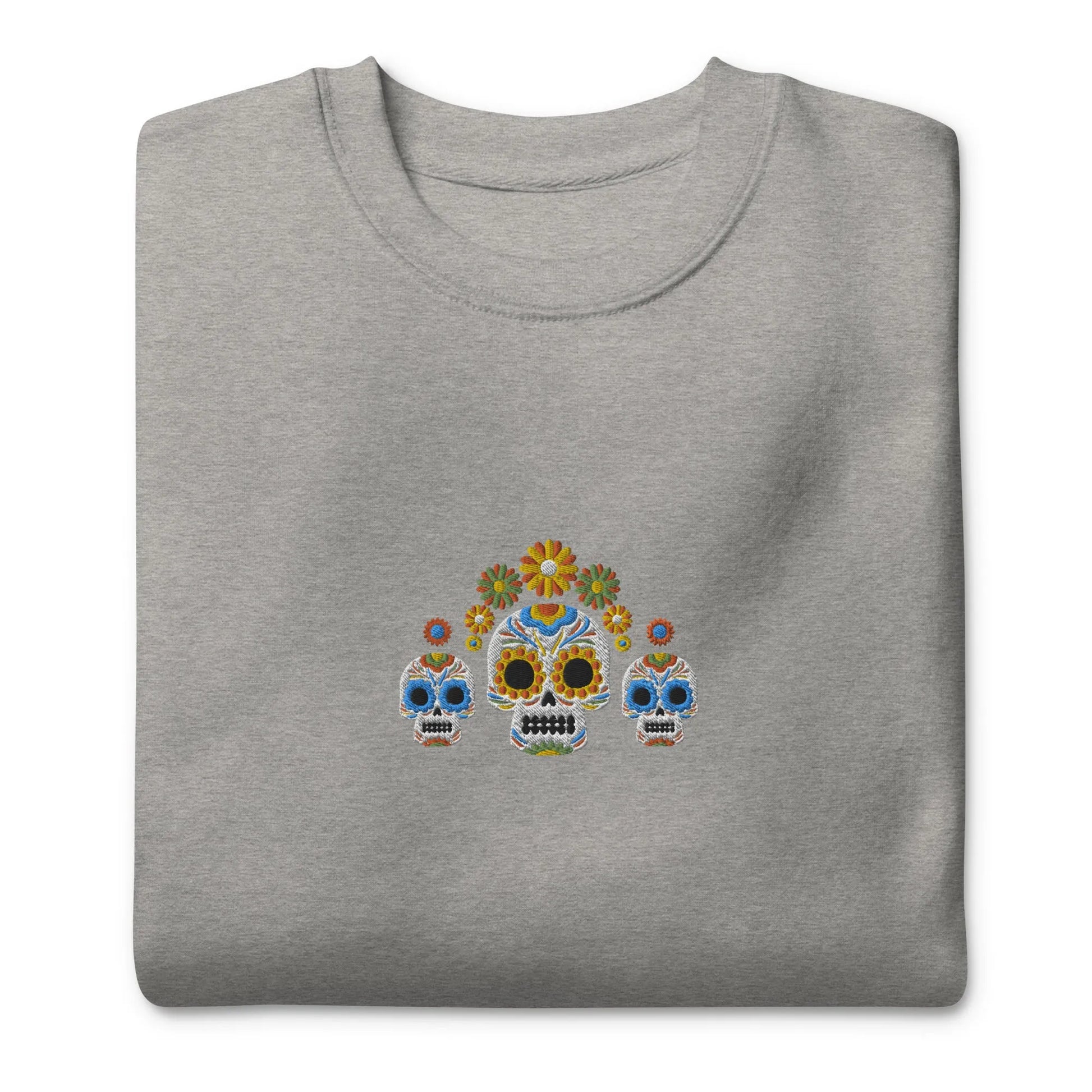 Mexican Day of the Dead Sweatshirt - Embroidered - The Global Wanderer