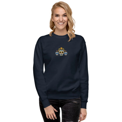 Mexican Day of the Dead Sweatshirt - Embroidered - The Global Wanderer