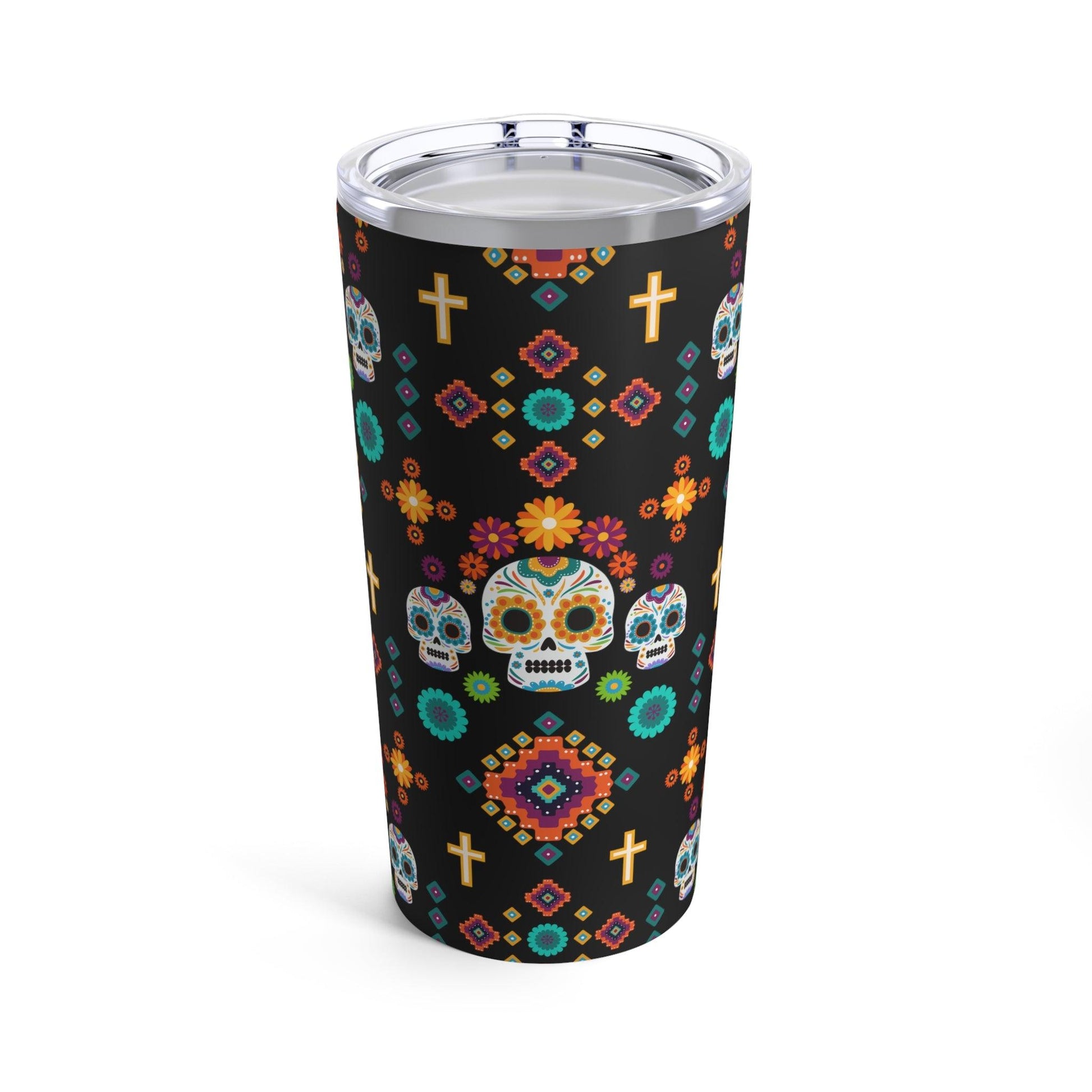 Mexican Day of the Dead Tumbler - The Global Wanderer