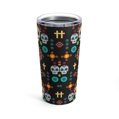 Mexican Day of the Dead Tumbler - The Global Wanderer