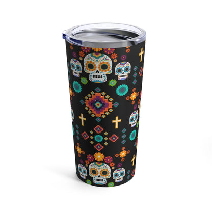 Mexican Day of the Dead Tumbler - The Global Wanderer