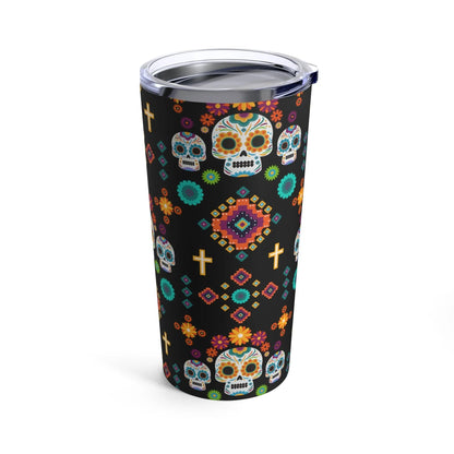 Mexican Day of the Dead Tumbler - The Global Wanderer