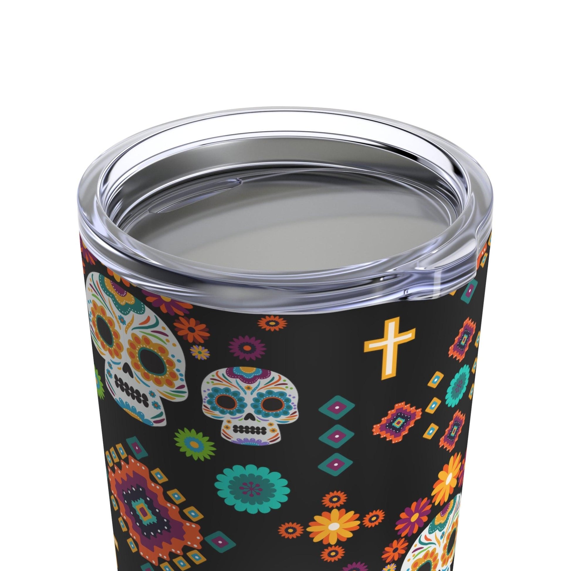 Mexican Day of the Dead Tumbler - The Global Wanderer