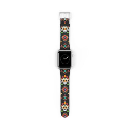 Mexican Day of the Dead Watch Band - The Global Wanderer