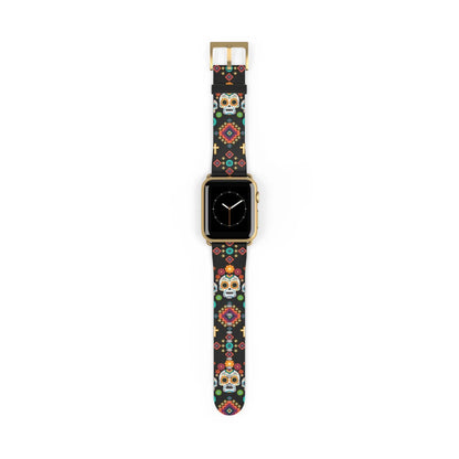 Mexican Day of the Dead Watch Band - The Global Wanderer