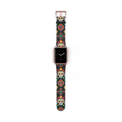 Mexican Day of the Dead Watch Band - The Global Wanderer