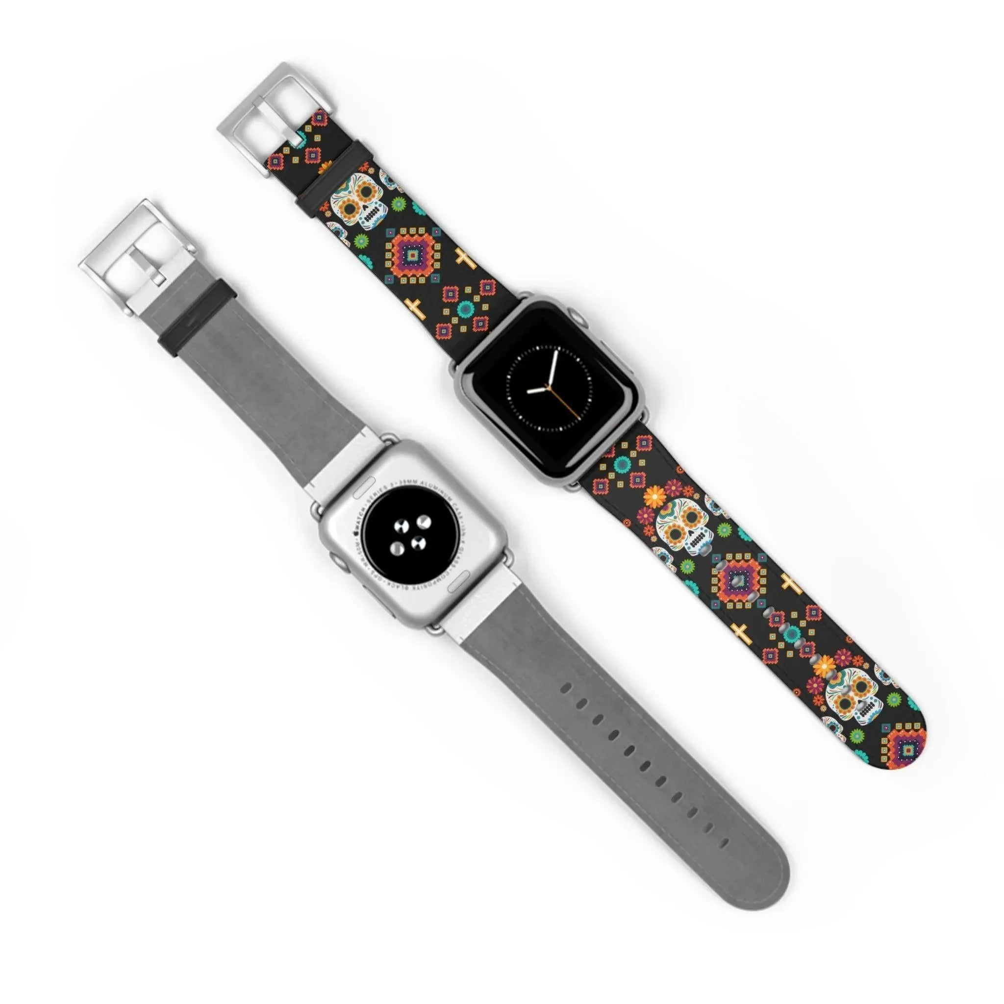 Mexican Day of the Dead Watch Band - The Global Wanderer