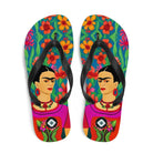Mexican Icon Frida Flip Flops - The Global Wanderer