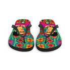 Mexican Icon Frida Flip Flops - The Global Wanderer