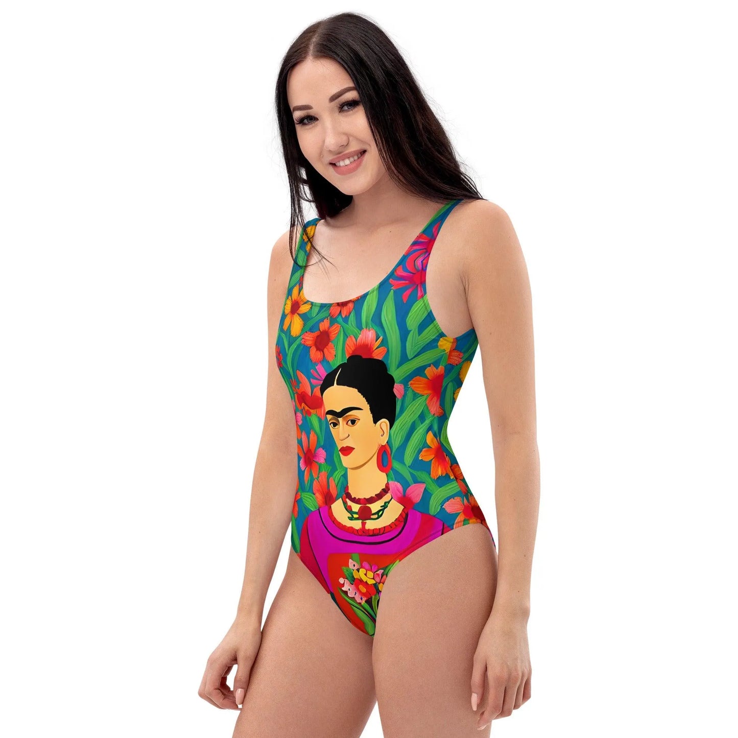 Mexican Icon Frida One-Piece Swimsuit - The Global Wanderer