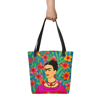 Mexican Icon Frida Tote Bag - The Global Wanderer