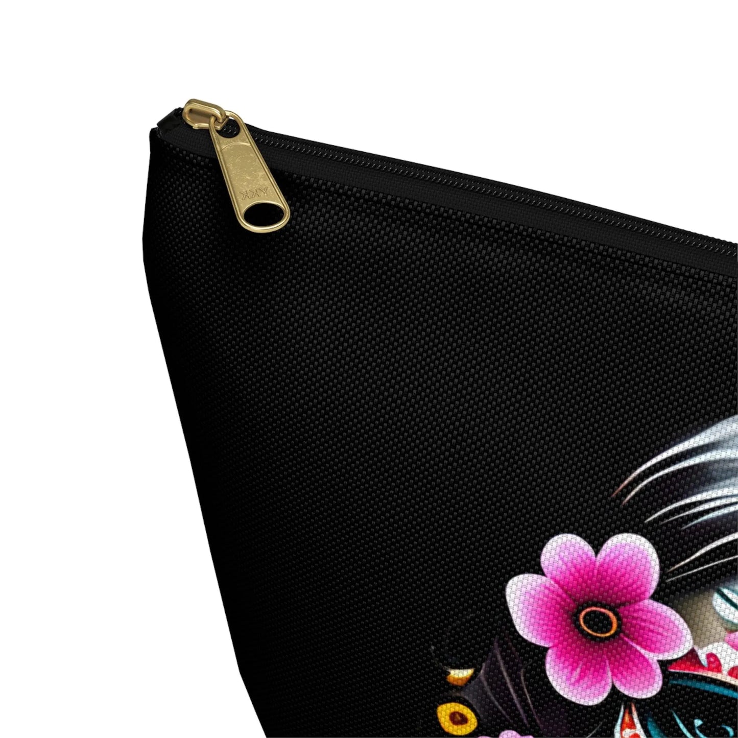 Mexican La Catrina Black Pouch - The Global Wanderer