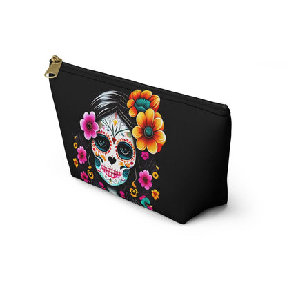 Mexican La Catrina Black Pouch - The Global Wanderer