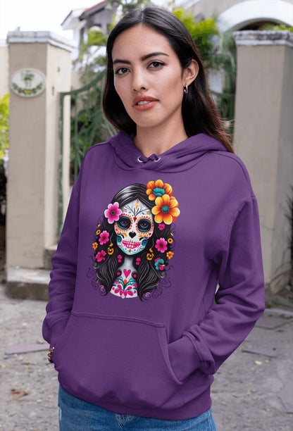 Mexican La Catrina Hoodie - The Global Wanderer